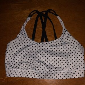 Cute Lululemon polka dot  sports bra